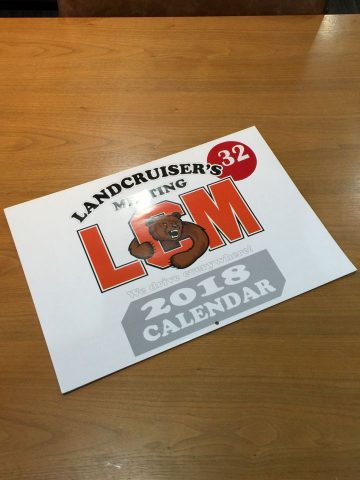 LCM ランドクルーザーミーティング　カレンダー♪